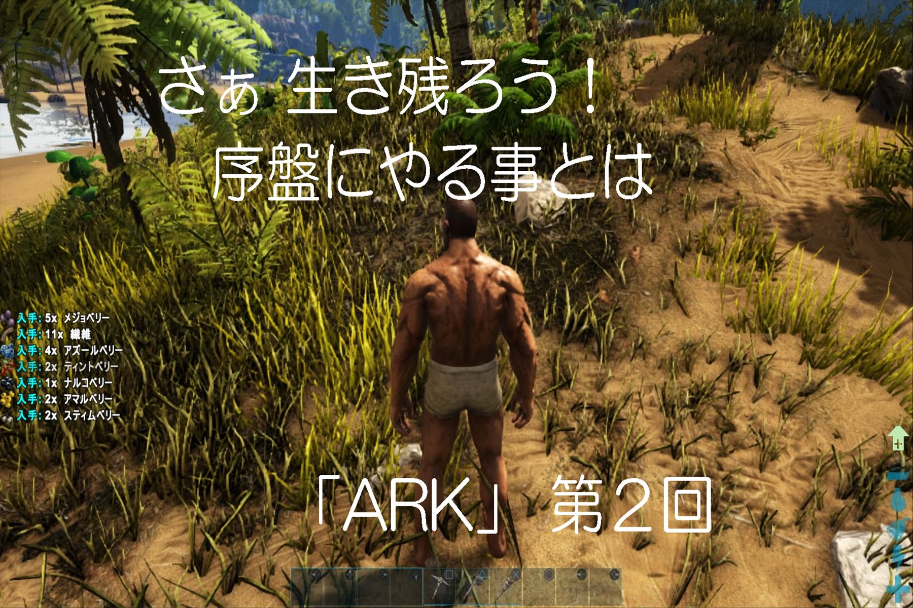 Ark さぁ 生き残ろう 序盤にやる事とは 野熊とゲーム Noguma Plays A Game